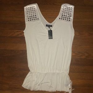 Buffalo David Bitton Studded White Top